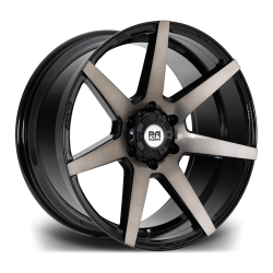 Riviera RX950 Black Polished Dark Tint Angle