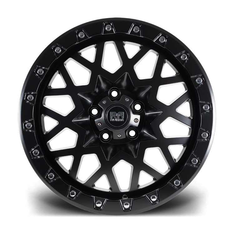 Riviera RXS1 Matt Black Chrome Rivets Face