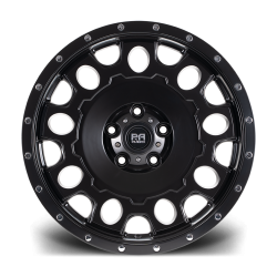 Riviera RXS2 Satin Black Chrome Rivets Face