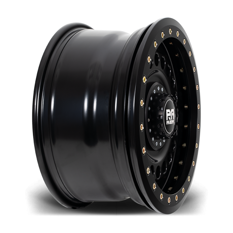 Riviera RXS3 Matt Black Bead Lock 2pc Concave