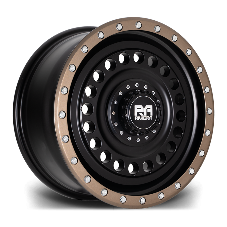 Riviera RXS3 Matt Black Bronze Edge Angle