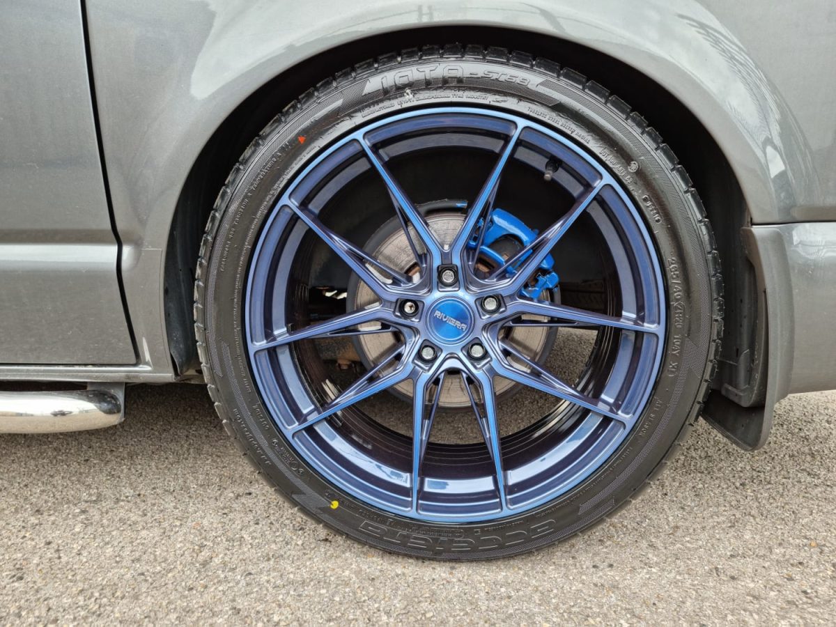 VW Transporter Riviera RF107 Aqua Brushed