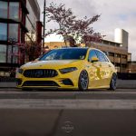 Mercedes A35 AMG Yellow Riviera RF5 Carbon Grigio