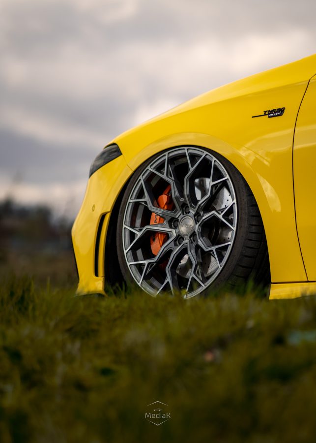 Mercedes A35 AMG Yellow Riviera RF5 Carbon Grigio