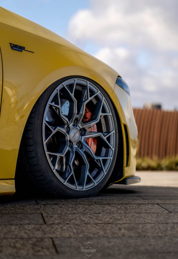 Mercedes A35 AMG Yellow Riviera RF5 Carbon Grigio