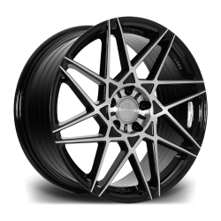 Riviera RF2 Black Polished Dark Tint Angle