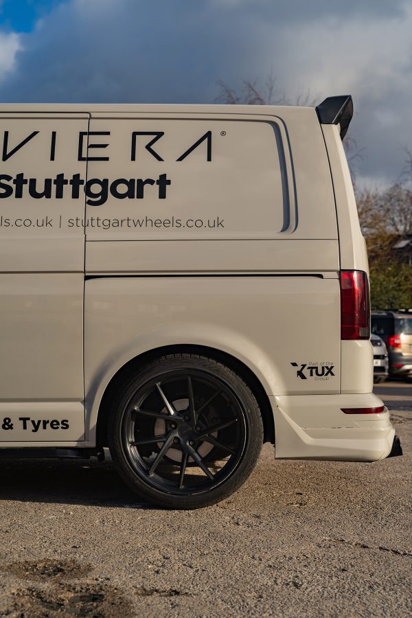 Volkswagen Transporter T6_1 Tux Van Riviera RF1 Matt Black Gloss Black Lip