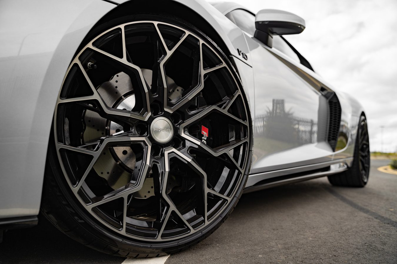 Audi R8 4S Gen 2 Facelift Riviera RF5 Black Polished Dark Tint