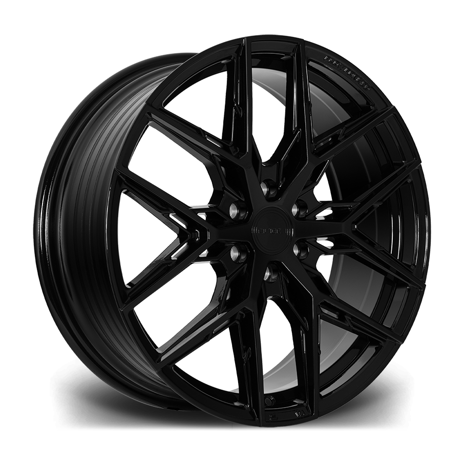 Riviera RF16 6 Stud Gloss Black Angle