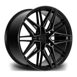 Riviera RF10 Black Polished Dark Tint Angle