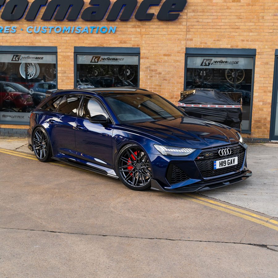 Audi RS6 C8 With Riviera RF10 Gloss Black By LK Performance