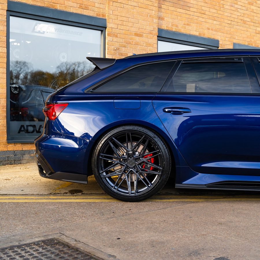 Audi RS6 C8 With Riviera RF10 Gloss Black By LK Performance