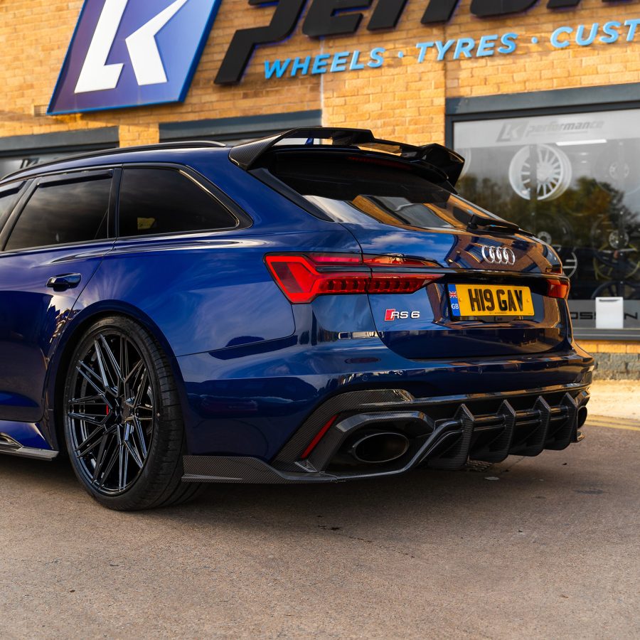 Audi RS6 C8 With Riviera RF10 Gloss Black By LK Performance