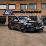 Mercedes E43 Saloon Riviera RF5 Black Polished Dark Tint