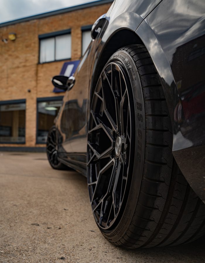 Mercedes E43 Saloon Riviera RF5 Black Polished Dark Tint