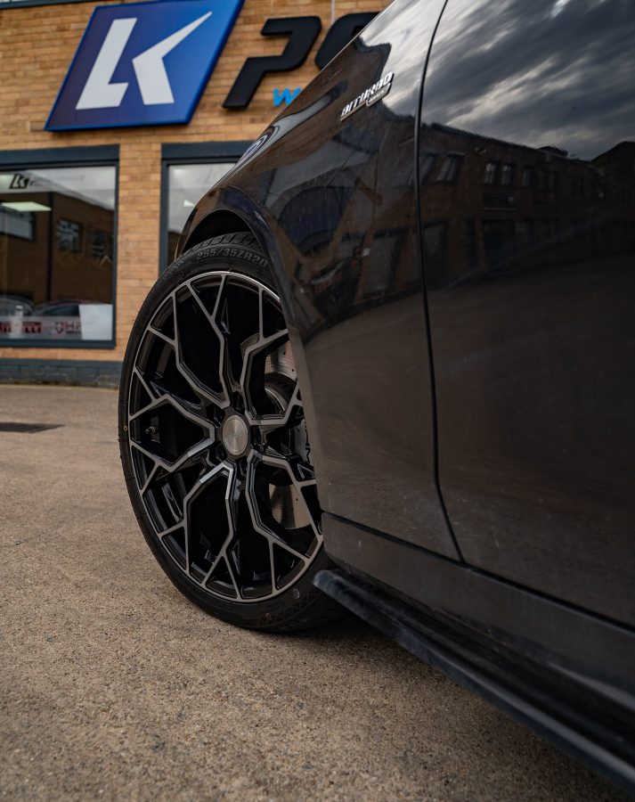 Mercedes E43 Saloon Riviera RF5 Black Polished Dark Tint