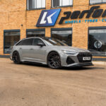 Nardo Grey Audi RS6 C8 Riviera RF5 Gloss Black