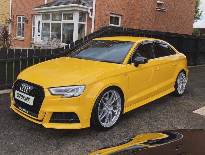 Audi A3 TFSI Quattro S-Line Riviera RF106 Silver Polished