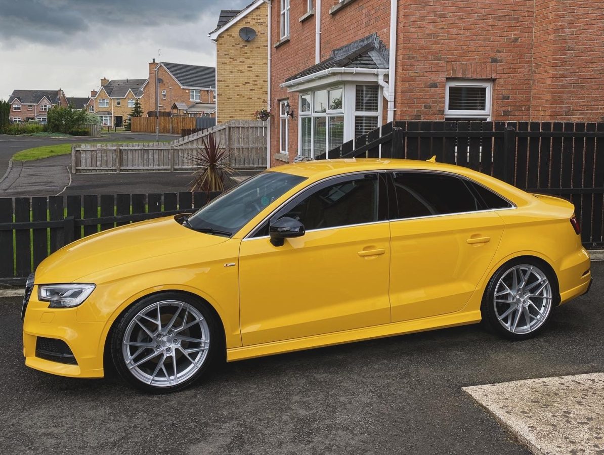 Audi A3 TFSI Quattro S-Line Riviera RF106 Silver Polished