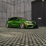 Mercedes A45 - AMG_BEX Riviera RF106 Silver Brushed Alloy Wheels