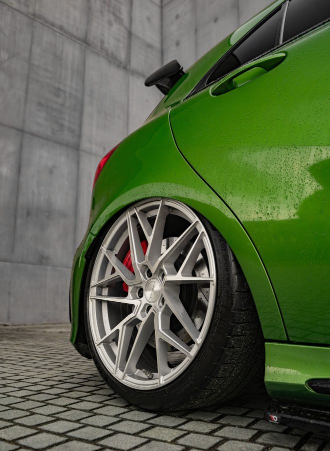 Mercedes A45 - AMG_BEX Riviera RF106 Silver Brushed Alloy Wheels