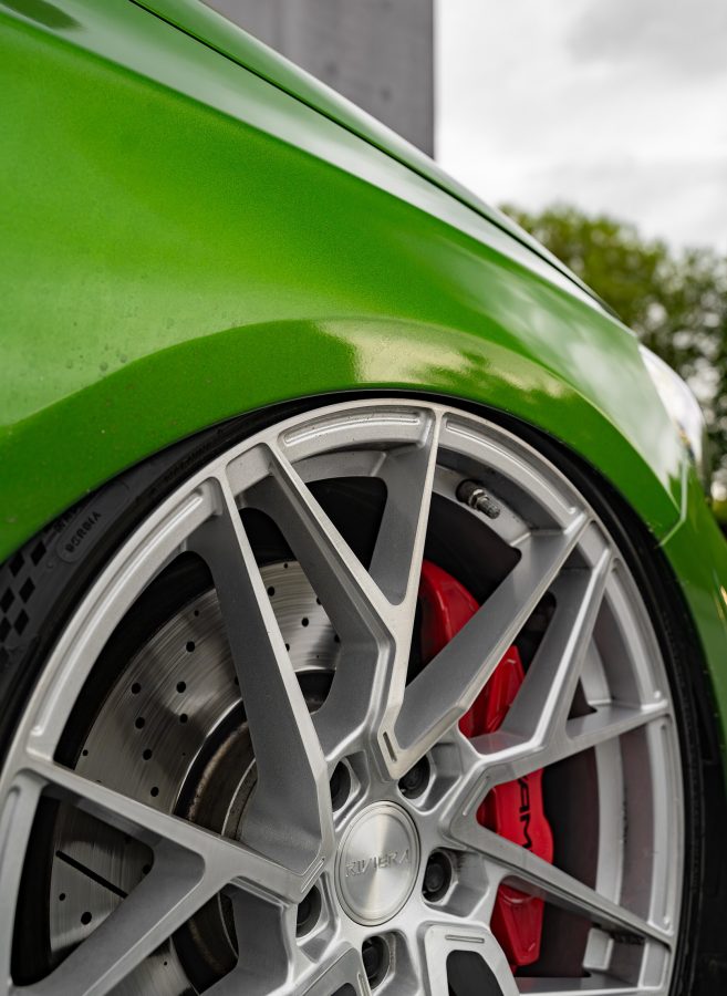 Mercedes A45 - AMG_BEX Riviera RF106 Silver Brushed Alloy Wheels