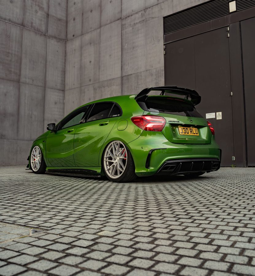 Mercedes A45 - AMG_BEX Riviera RF106 Silver Brushed Alloy Wheels