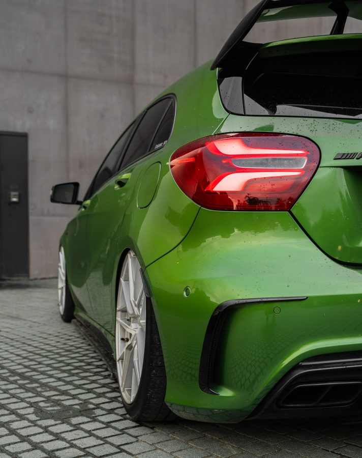 Mercedes A45 - AMG_BEX Riviera RF106 Silver Brushed Alloy Wheels