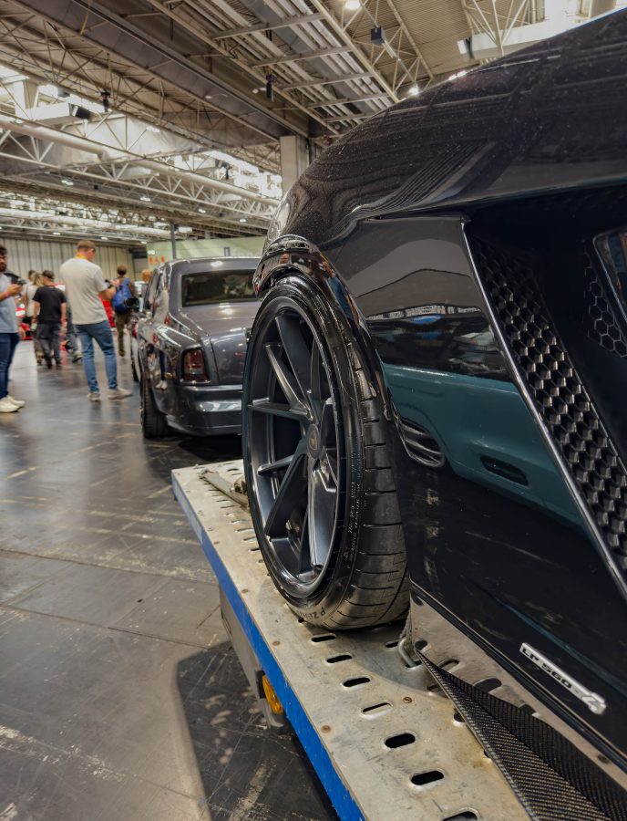 Twin Turbo Lamborghini Gallardo LP560-4 Riviera RF1 Matt Black Gloss Black Lip