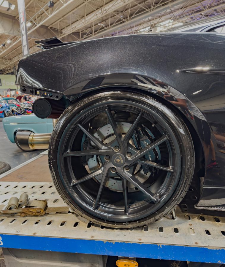 Twin Turbo Lamborghini Gallardo LP560-4 Riviera RF1 Matt Black Gloss Black Lip