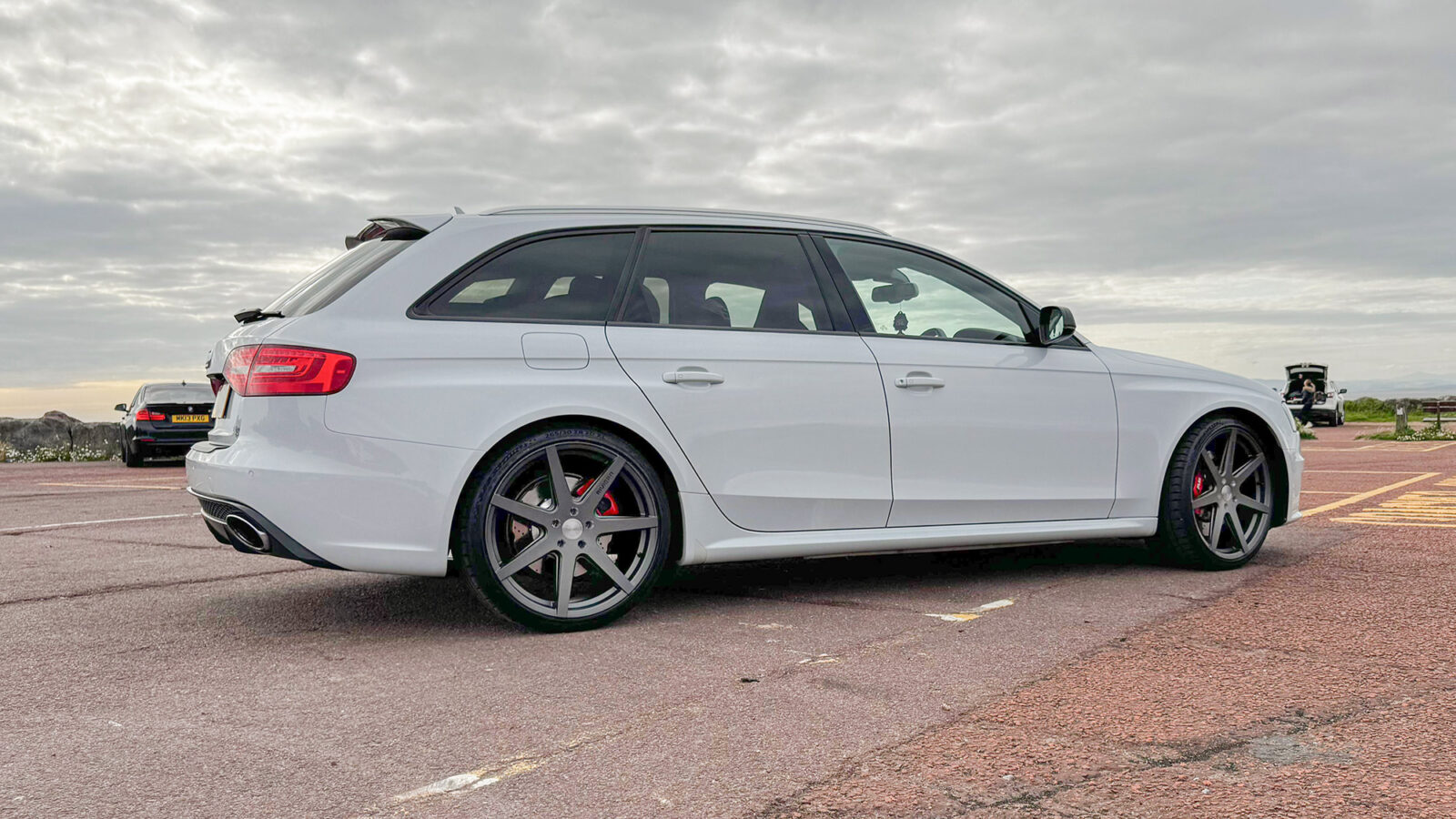 Audi RS4 B8 Riviera RV177 Matt Gunmetal