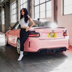 Chloe Saxon BMW M2 F87 Riviera RV177 Silver Polished