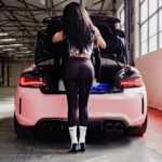 Chloe Saxon BMW M2 F87 Riviera RV177 Silver Polished