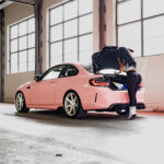 Chloe Saxon BMW M2 F87 Riviera RV177 Silver Polished