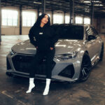 Jordan Bareham & Chloe Saxon Exclusive Ron's Clothing With Audi RS6 C8 Riviera RF5 Gloss Black