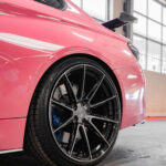 Exclusive Rons Pink BMW M4 F82 Riviera RF6 Black Polished Dark Tint