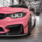 Exclusive Rons Pink BMW M4 F82 Riviera RF6 Black Polished Dark Tint