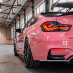 Exclusive Rons Pink BMW M4 F82 Riviera RF6 Black Polished Dark Tint
