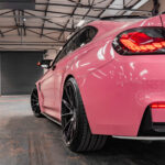 Exclusive Rons Pink BMW M4 F82 Riviera RF6 Black Polished Dark Tint
