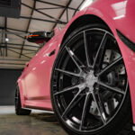 Exclusive Rons Pink BMW M4 F82 Riviera RF6 Black Polished Dark Tint