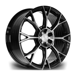 Riviera RF25 Black Polished Dark Tint Angle