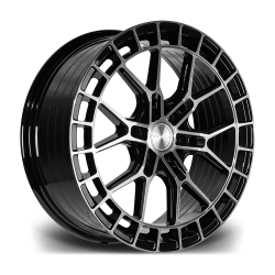 Riviera RF26 Black Polished Dark Tint Angle